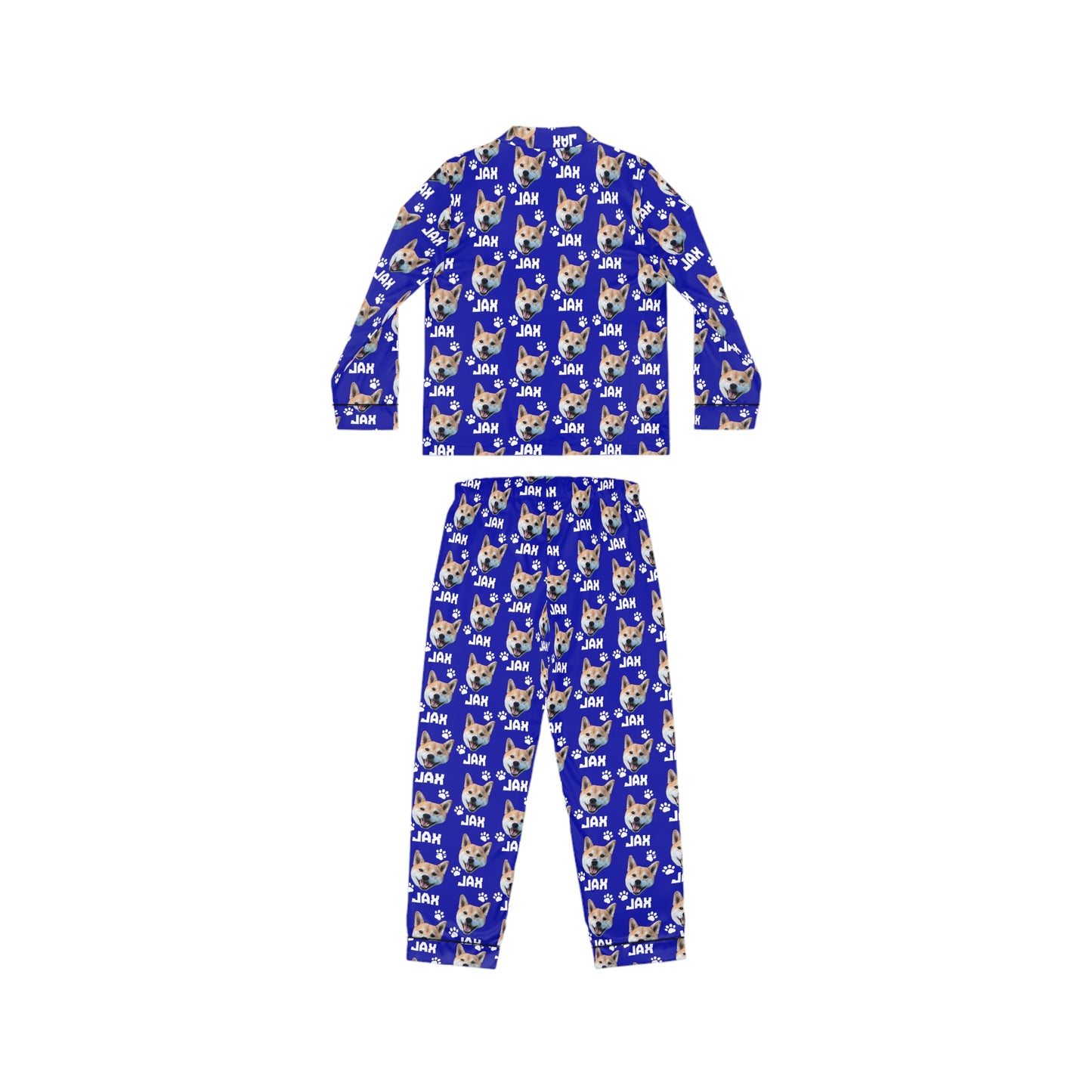 Patrón Cara de Mascota con Nombre | Pijama Personalizada con Foto de Perro o Gato para Hombre y Mujer | Regalo Único para Amantes de las Mascotas