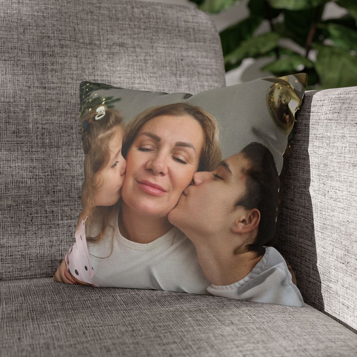 Imagen Completa | Cojín Personalizado con Foto de Cara para Novio, Novia, Mujer, Hombre, Mamá, Papá, Hermanos, Amigos | Regalo para Mujeres, Esposa, Ella, Hombres, Esposo, Él, Novio