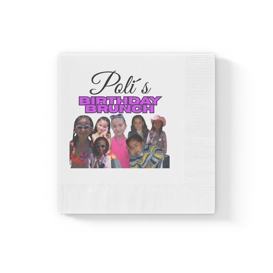 Servilletas Personalizadas con Foto | Decoración para Fiestas, Cumpleaños y Eventos Especiales | Recuerdos Únicos para Familia y Amigos