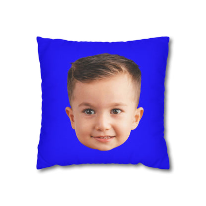 Cara Completa | Cojín Personalizado con Foto de Rostro y Fondo a Elección para Hombre, Mujer, Amigos, Familia y Parejas | Regalo Original y Divertido