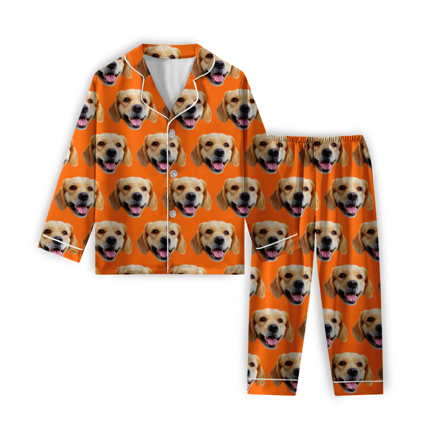 Patrón Cara de Mascota | Pijama Personalizada con Foto de Perro o Gato para Hombre y Mujer | Regalo Divertido para Amantes de las Mascotas