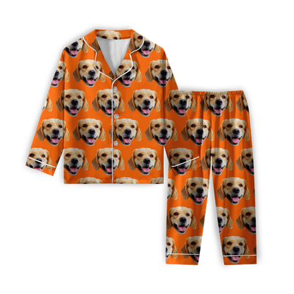Patrón Cara de Mascota | Pijama Personalizada con Foto de Perro o Gato para Hombre y Mujer | Regalo Divertido para Amantes de las Mascotas