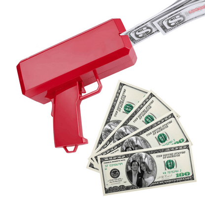 Billetes Personalizados con Foto + Pistola Money Gun | Regalo Divertido para Cumpleaños, Bodas, Despedidas, Fiestas y Amigos