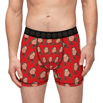 Boxers personalizados con foto de cara – Regalo para hombre divertido