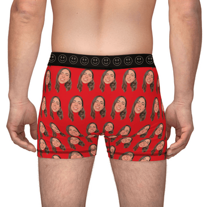 Boxers personalizados con foto de cara – Regalo para hombre divertido