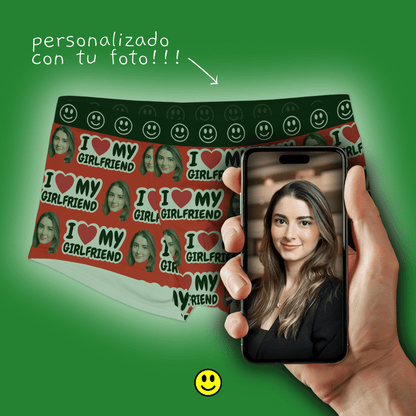 Boxers personalizados con foto de cara – Regalo para hombre divertido