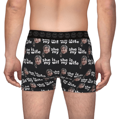 Boxers personalizados con foto de cara – Regalo para hombre divertido