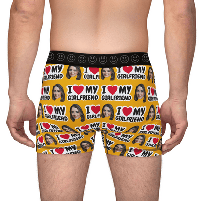 Boxers personalizados con foto de cara – Regalo para hombre divertido