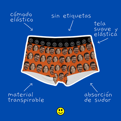 Boxers personalizados con foto de cara – Regalo para hombre divertido