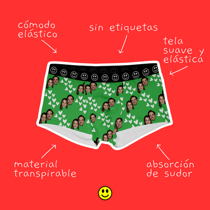 Boxers personalizados con foto de cara – Regalo para hombre divertido