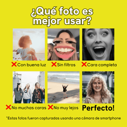 Sopa Una Foto | Calcetas Personalizadas con Foto de Cara para Jóvenes, Hombre y Mujer | Regalo Único para Adolescentes, Amigos, Mujeres, Hermanos, Novios, Todos