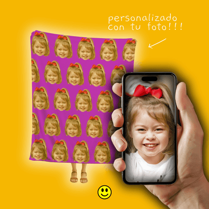 Patrón con Fotos | Cobija Personalizada con Foto de Cara para Jóvenes, Hombre y Mujer | Regalo Único para Adolescentes, Amigos, Mujeres, Hermanos, Novios, Todos