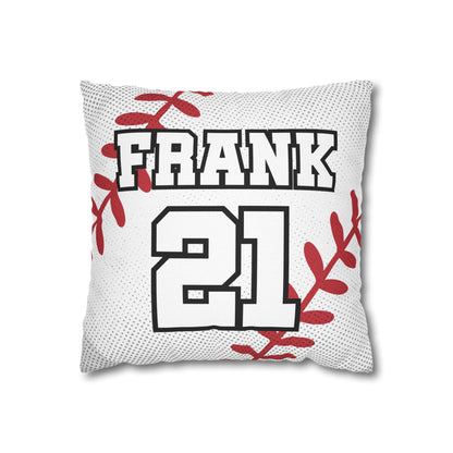 Estilo Béisbol | Cojín Personalizado con Nombre y Número para Niño, Joven, Hombre y Mujer | Regalo Deportivo para Cumpleaños, Habitaciones, Hijos, Hermanos, Amigos, Fans del Béisbol