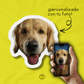 Imán Personalizado Contorno | Imán con Foto de Cara o Mascota con Corte al Borde | Regalo Divertido y Único para Refrigerador, Hecho a Mano para Amigos, Parejas, Mascotas, Familia, Novios