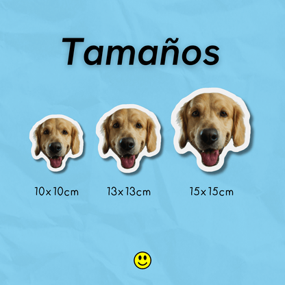 Imán Personalizado Contorno | Imán con Foto de Cara o Mascota con Corte al Borde | Regalo Divertido y Único para Refrigerador, Hecho a Mano para Amigos, Parejas, Mascotas, Familia, Novios