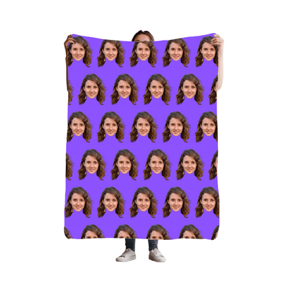 Patrón con Fotos | Cobija Personalizada con Foto de Cara para Jóvenes, Hombre y Mujer | Regalo Único para Adolescentes, Amigos, Mujeres, Hermanos, Novios, Todos