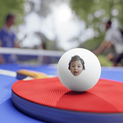 Caras en Pelotas de Ping Pong | Pelotas Personalizadas con Foto para Novio, Novia, Papá, Amigos | Regalo Divertido para Él, Ella, Hombres y Mujeres