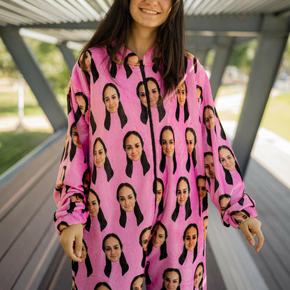 Patrón | Mameluco con Cara Personalizado con Foto de Cara para Novio, Novia, Mujer, Hombre, Mamá, Papá, Hermanos, Amigos | Regalo para Mujer, Novia, Ella, Hombres, Esposo, Él, Novio     "